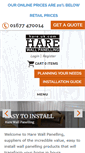 Mobile Screenshot of harewallpanelling.com